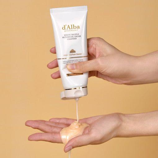 d'Alba White Truffle Return Oil Cream Cleanser (Tube) 100ml X 2ea - Glam Global UK