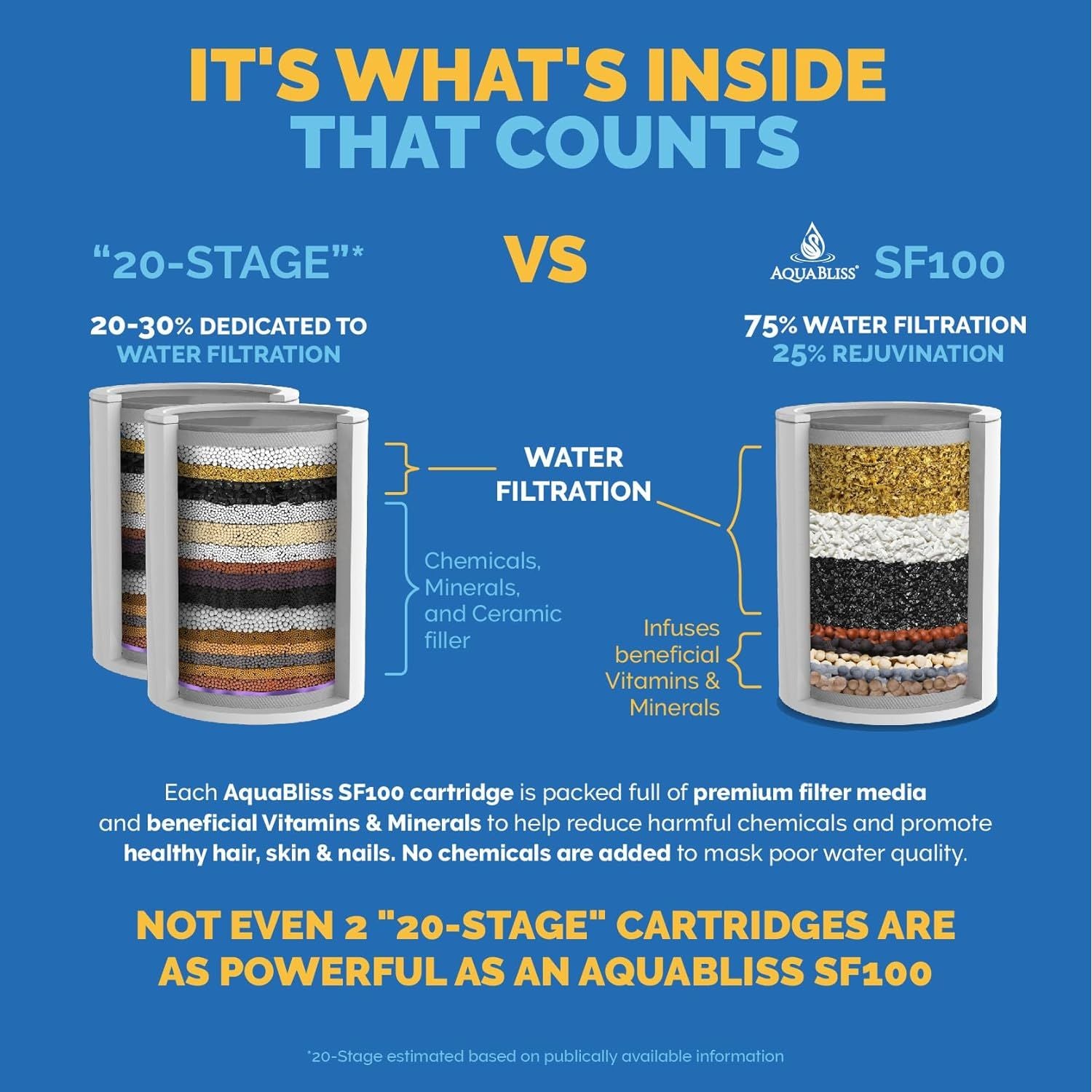 High Output Revitalizing Shower Filter - Reduces Dry Itchy Skin, Dandruff, Eczema, and Dramatically Improves the Condition of Your Skin, Hair and Nails - Oil Rubbed Bronze (SF100-ORB)