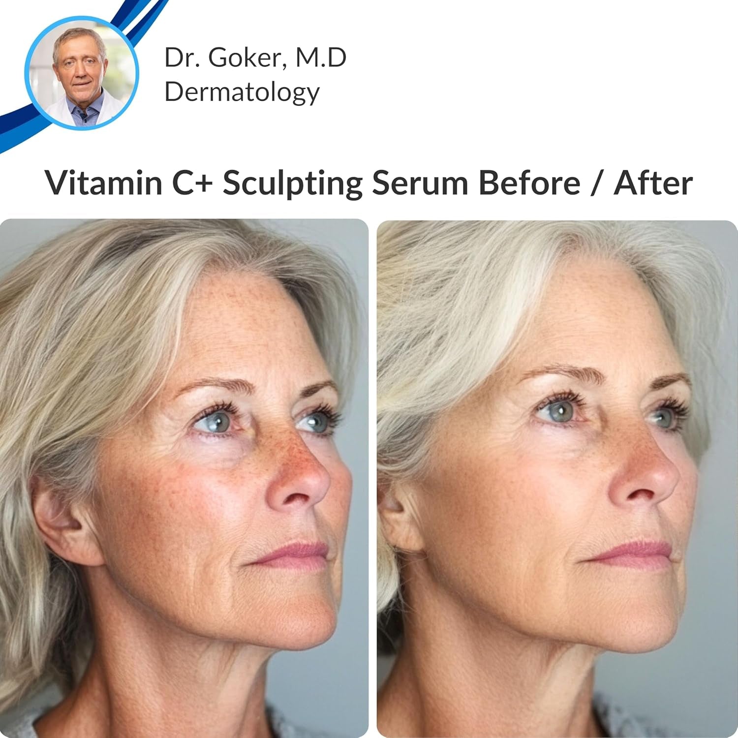 LeVaye' Vitamin C Serum+ Sculpting Repair Serum – 50ml | Brightening, Firming & Collagen-Boosting Formula