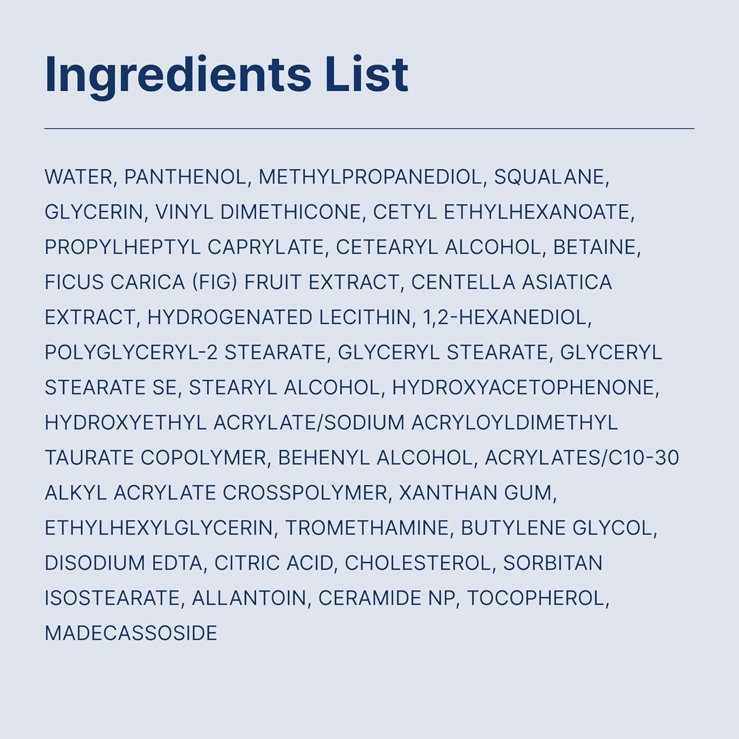 pure:K Panthenol 10% Cica Repair Cream - 80ml