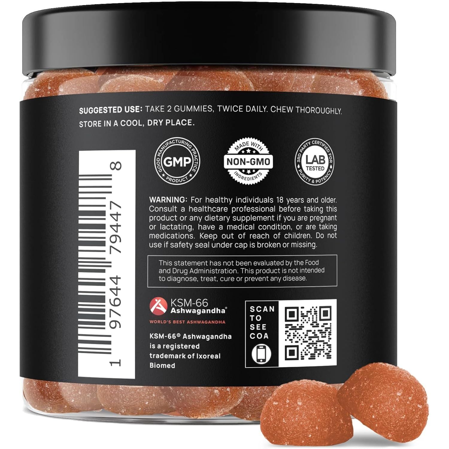 4,050Mg Libido Booster for Women KSM-66 Ashwagandha Gummies W. 30X Strength Red Maca Root - Strongest Female Libido Mood Booster + Hormone Balance for Women Cortisol Reducer & Stress Relief Gummy