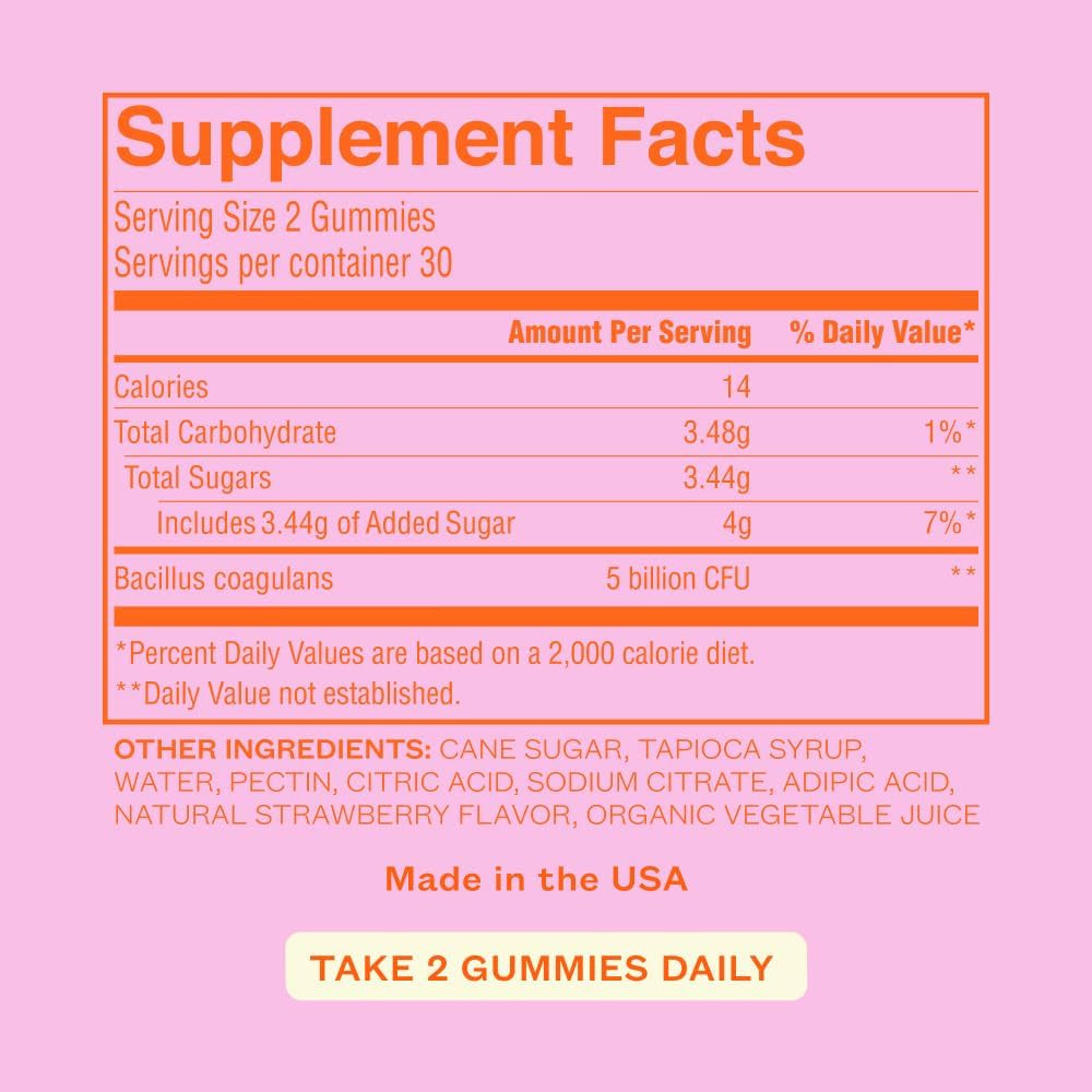 Cheeky Bonsai Balanced Babe Probiotic Gummies – 60 Gummies | Supports Vaginal, Digestive & Urinary Tract Health