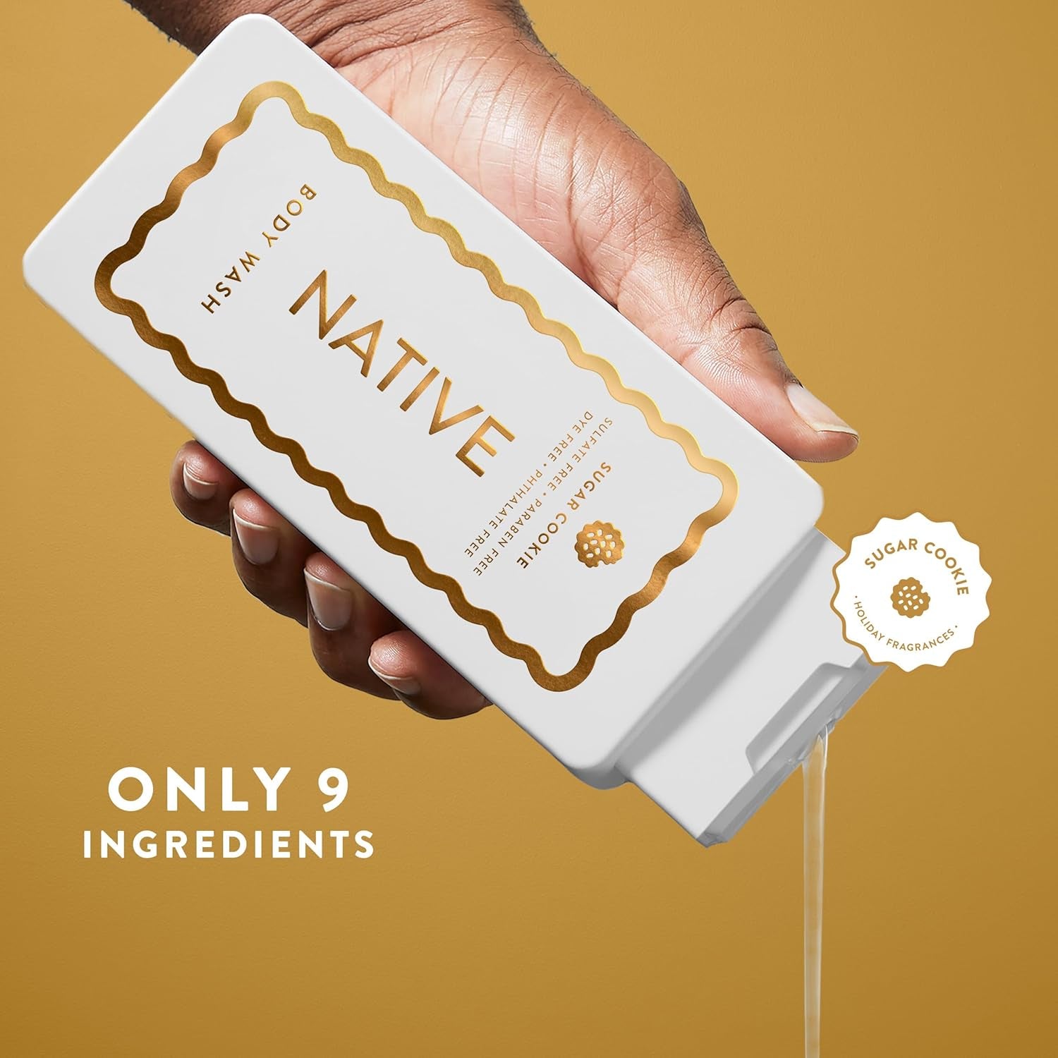 Native Body Wash, Sugar Cookie Scent (Holiday Edition) - 532ml