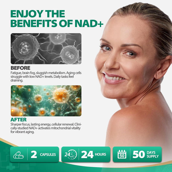 BURMINY Liposomal Nicotinamide Riboside – 100 Capsules | Advanced NAD+ Support for Energy & Healthy Aging