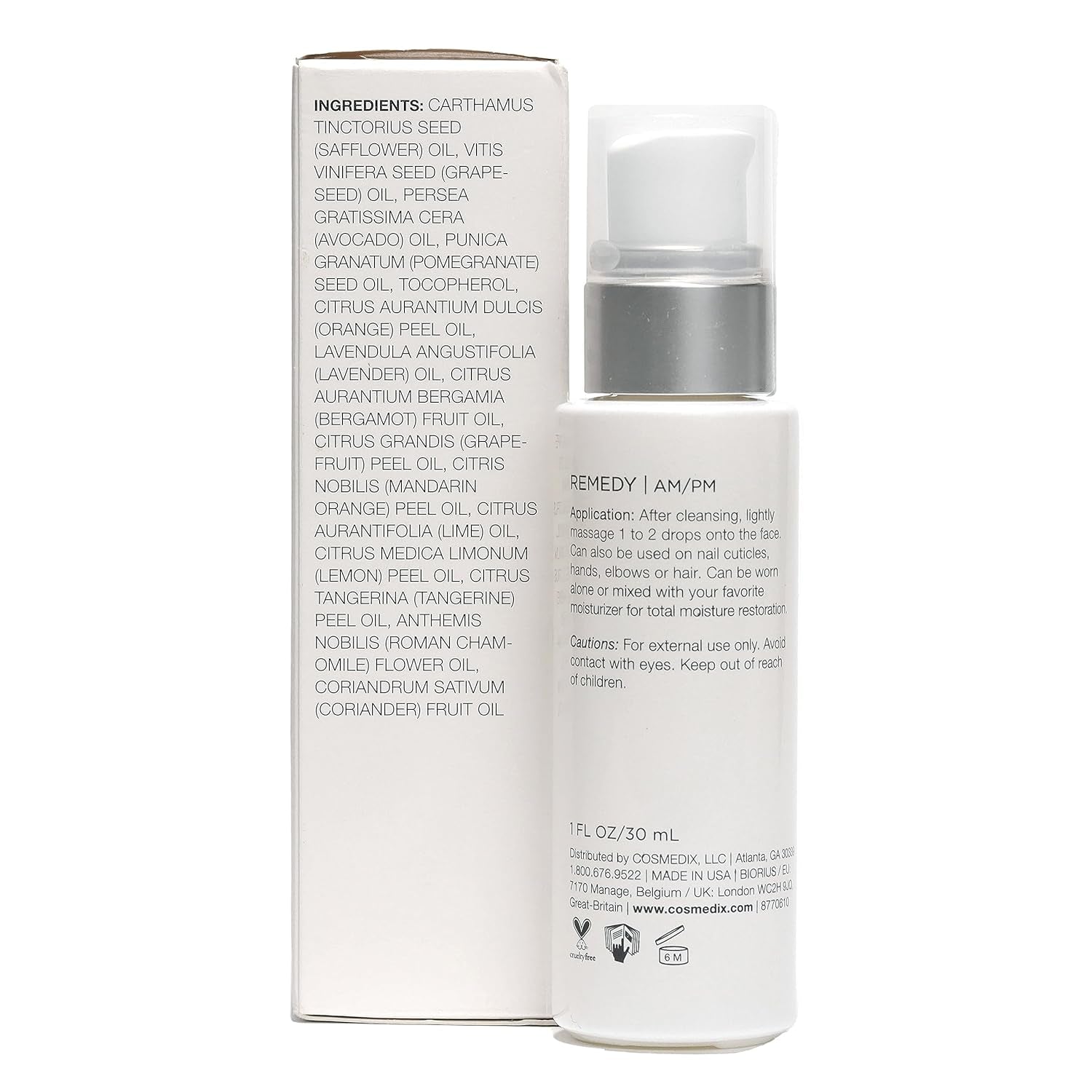 COSMEDIX Remedy Omega-Complex Treatment Oil – 30ml | Nourishing Face & Body Oil for Hydration & Radiance