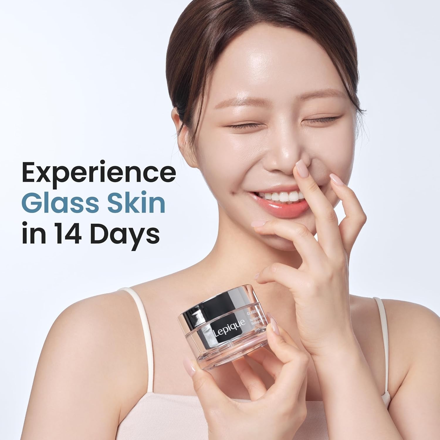 Lepique Glass Skin 14 Days Miracle Retinol Night Cream – 50ml | Firming, Brightening & Anti-Aging Overnight Treatment