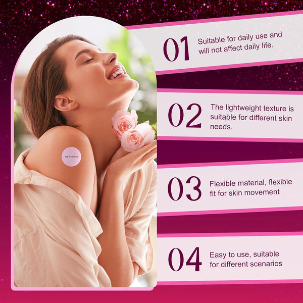 KMLWXD GLP-1 Patches – 30 Patches | Needle-Free Appetite Control & Metabolic Support