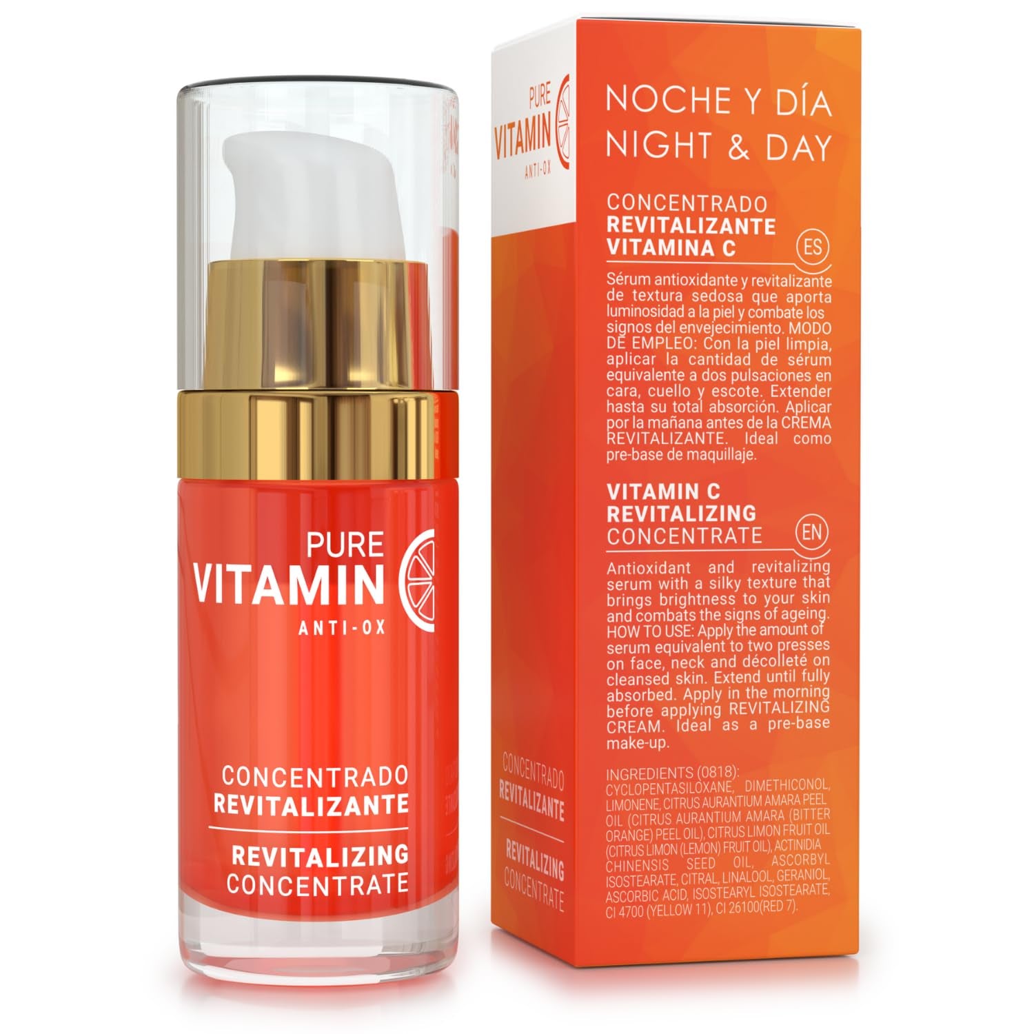 Noche Y Dia Pure Vitamin Anti-Ox Revitalizing Concentrate - 30ml