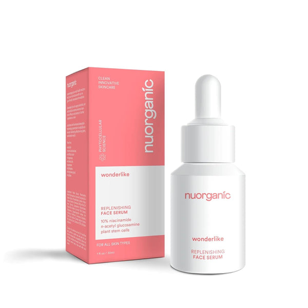 NuOrganic Wonderlike Replenishing Face Serum – 30ml | Niacinamide-Powered Hydration & Brightening for Radiant Skin