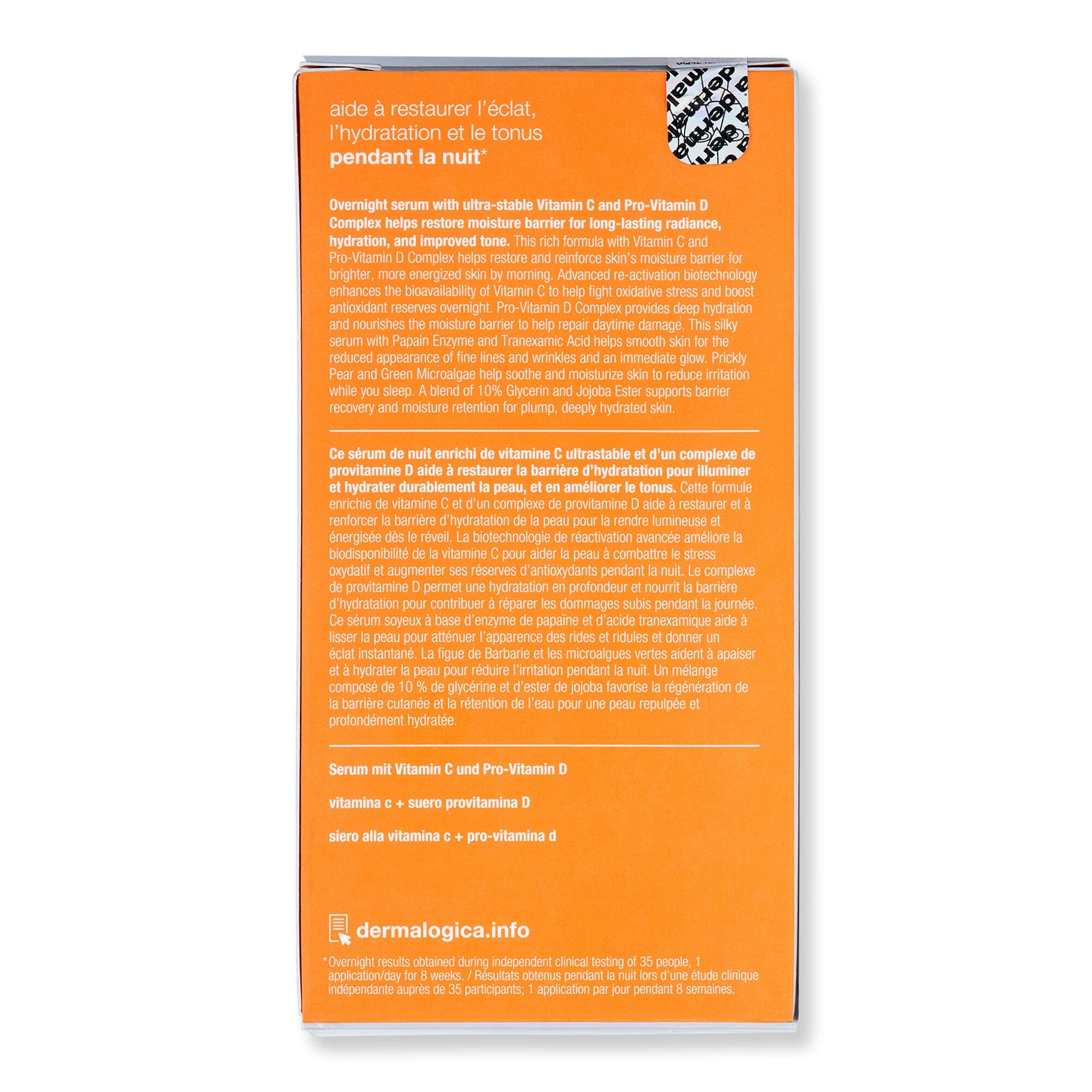 Dermalogica Biolumin-C Night Restore Serum - 25ml