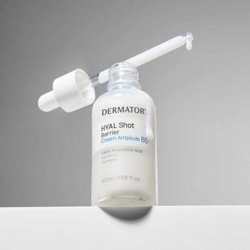 DERMATORY Hyal Shot Barrier cream Ampoule B5 50ml - Glam Global UK