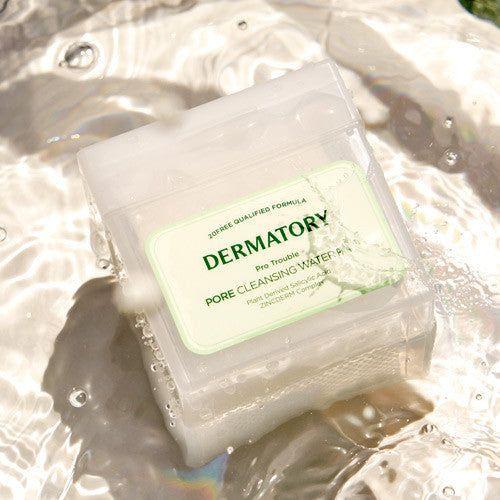 DERMATORY Pro Trouble Pore Cleansing Water Pad 160ml (100 Pads) - Glam Global UK