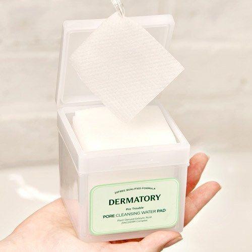 DERMATORY Pro Trouble Pore Cleansing Water Pad 160ml (100 Pads) - Glam Global UK