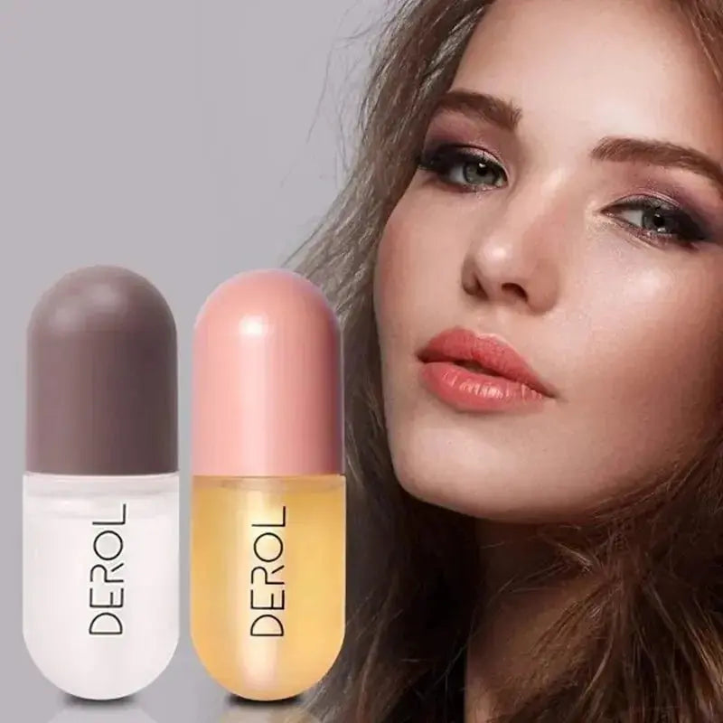 DEROL™ Lip Plumper Kit | Day & Night Lip Treatment - Vegan & Cruelty - Free - Glam Global UK