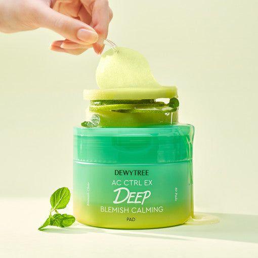 DEWYTREE AC Control EX Deep Trace Soothing Blemish 190g (80 Pads) - Glam Global UK