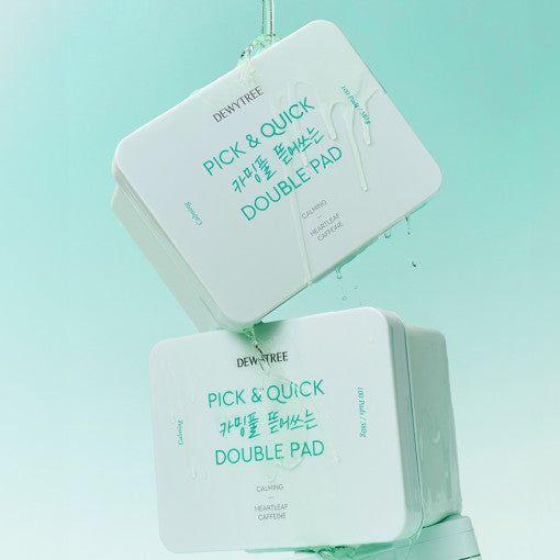 DEWYTREE PICK & QUICK Calming Full Double Pad - 380g (100 Pads) | Hydrating & Soothing Vegan Skincare Pads - Glam Global UKDEWYTREE