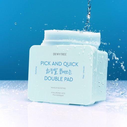 DEWYTREE PICK & QUICK Makeup Boosting Double Pad 380g(100 Pads) - Glam Global UK