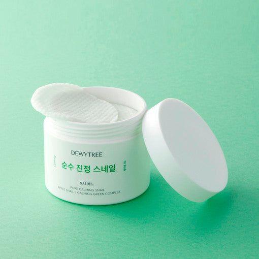 DEWYTREE Pure Calming Snail Toner Pad (70 Pads) - Glam Global UKDEWYTREE