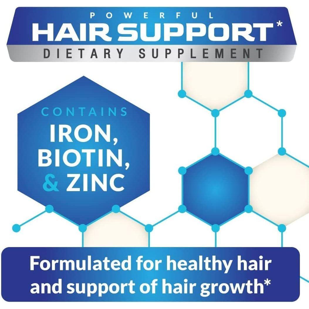 DHT Blocker Hair Growth Support Supplement - Supports Healthy Hair Growth, Healthy Thick Strong Hair - Saw Palmetto + Hair Vitamins for Women & Men - May Support Healthy DHT Levels - Low Loss Capsules - Glam Global UK