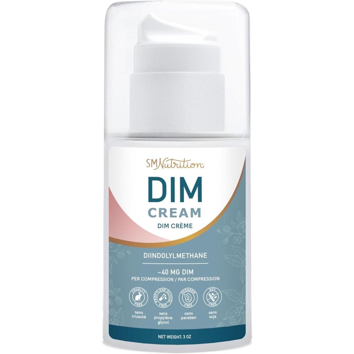 DIM Cream Diindolylmethane Hormone Balancing Cream for Women ~40Mg per Serving | Soy-Free - Glam Global UK