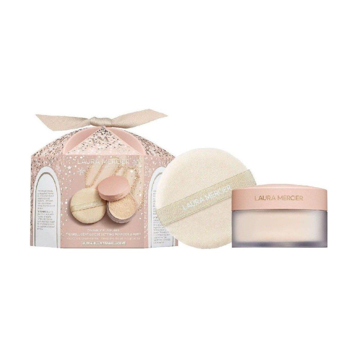 Divinely Flawless Translucent Loose Setting Powder & Puff Set (Limited Edition) - Glam Global UK