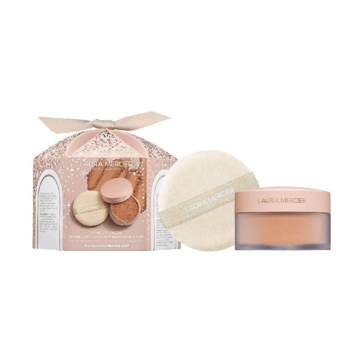 Divinely Flawless Translucent Loose Setting Powder & Puff Set (Limited Edition) - Glam Global UK