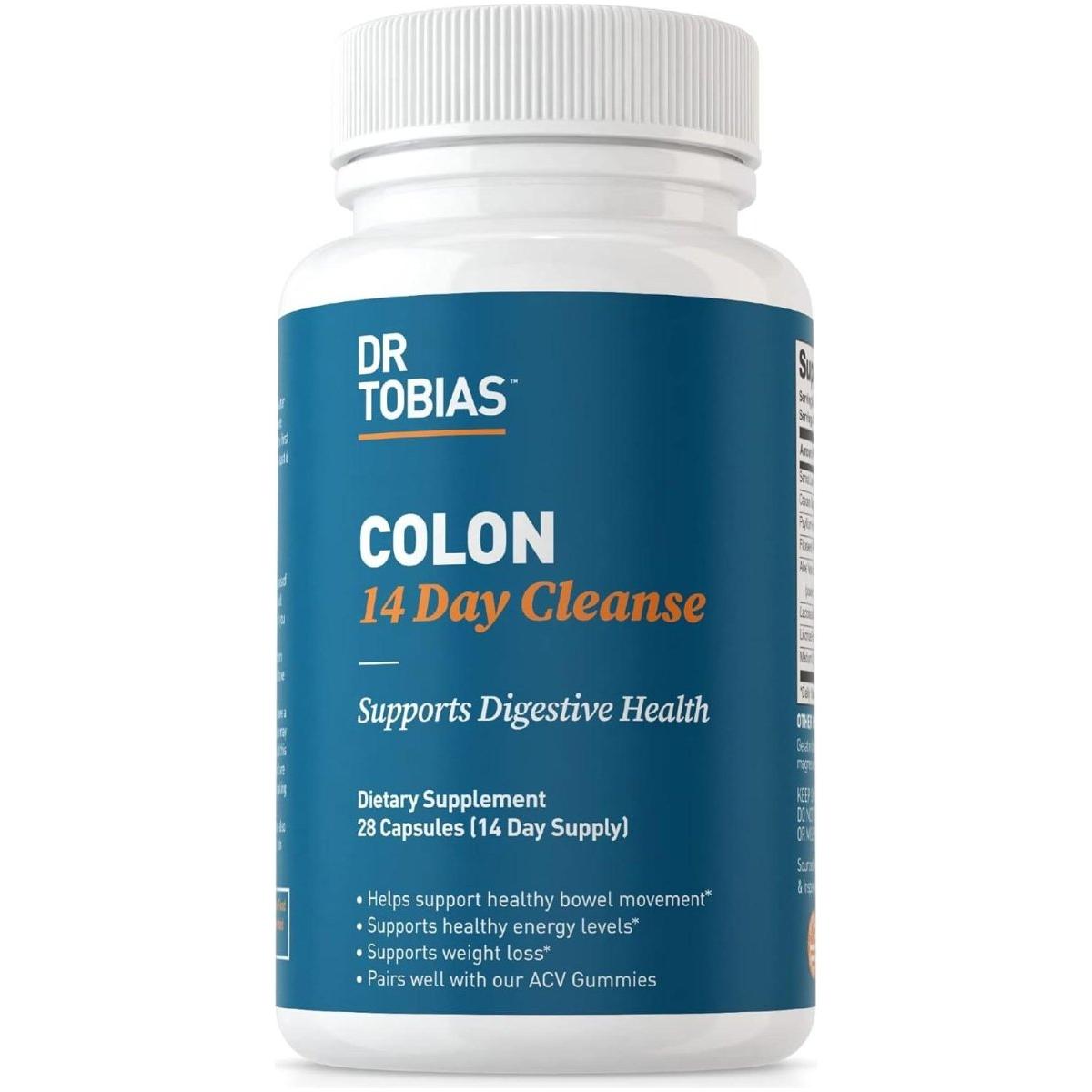 Dr. Tobias Colon 14 Day Cleanse 28 Capsules 1 - 2 Daily - Glam Global UK