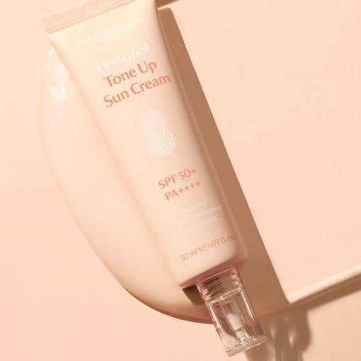 Dr.BANGGIWON Personal Tone Up Sun Cream #02 Beige 50ml | SPF50+ PA++++ | Moisturizing Tone Corrector & Makeup Base - Glam Global UKDr.BANGGIWON