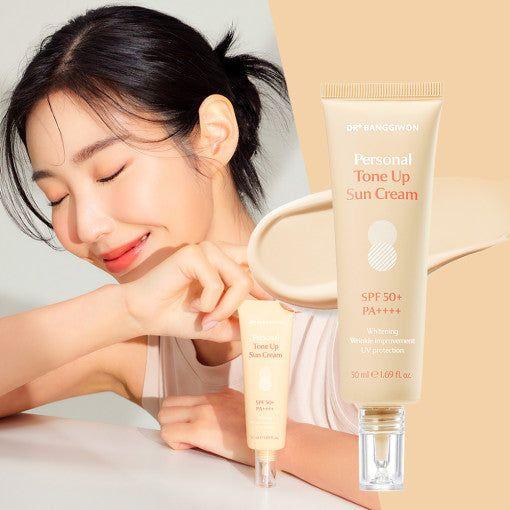 Dr.BANGGIWON Personal Tone Up Sun Cream #02 Beige 50ml SPF50+ PA++++ - Glam Global UK