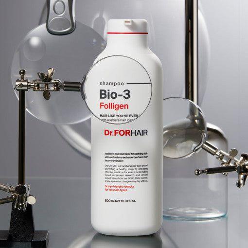 Dr.FORHAIR Bio - 3 Folligen Shampoo 500ml - Glam Global UK