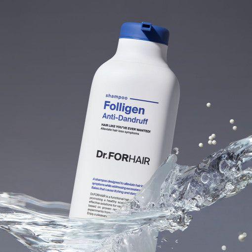 Dr.FORHAIR Folligen Anti - Dandruff Shampoo 500ml - Glam Global UK