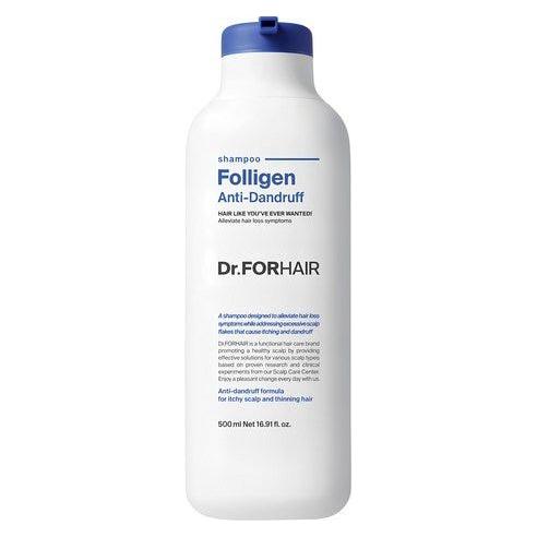 Dr.FORHAIR Folligen Anti - Dandruff Shampoo 500ml - Glam Global UK