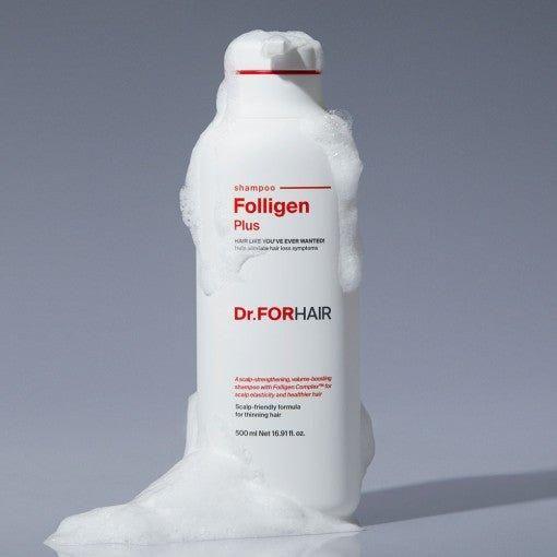 Dr.FORHAIR Folligen Plus Shampoo - 500ml | Hair Loss Prevention & Scalp Care - Glam Global UKDr.FORHAIR