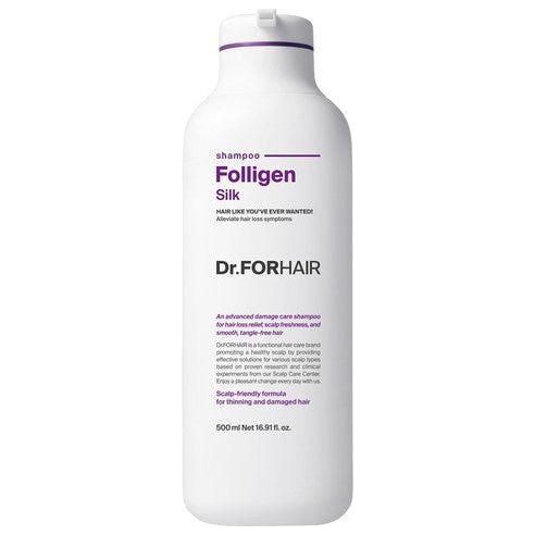 Dr.FORHAIR Folligen Silk Shampoo 500ml - Glam Global UK