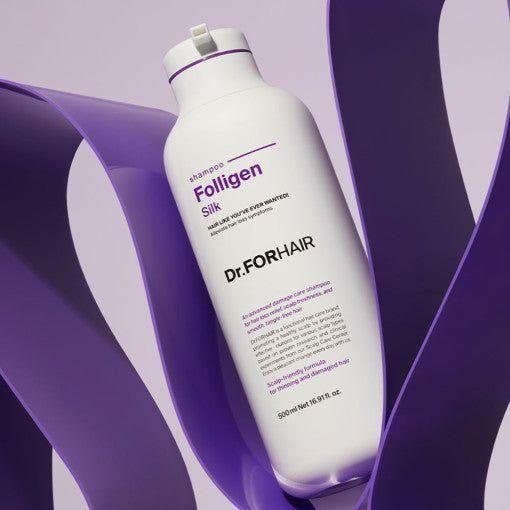 Dr.FORHAIR Folligen Silk Shampoo 500ml - Glam Global UKDr.FORHAIR