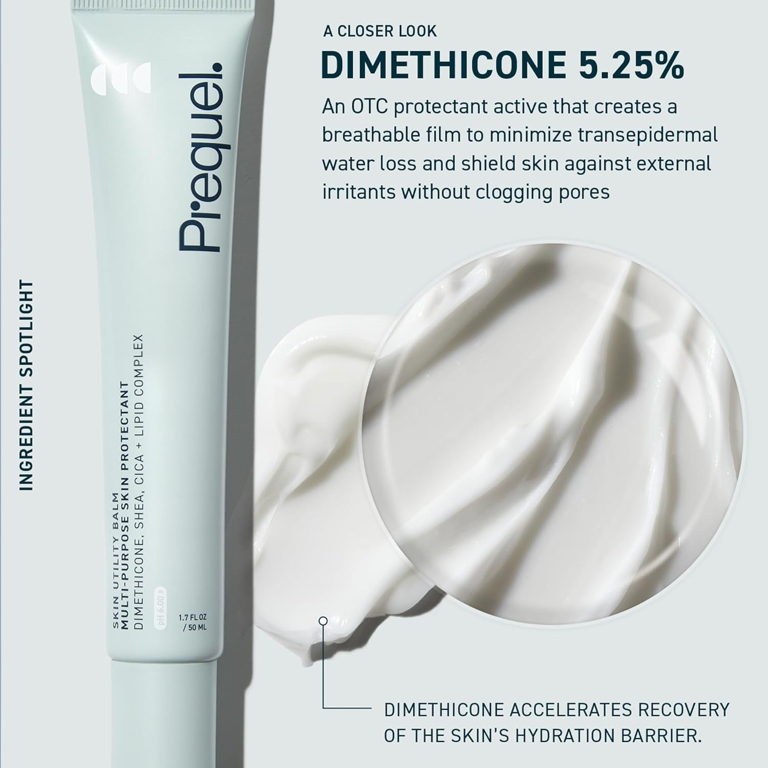 Skin Utility Balm. Advanced Occlusive Face Cream for Dry Skin, Moisturizer for Sensitive Skin. Thick Non-Comedogenic Barrier Protection with Dimethicone and Shea Butter. 1.7Oz Tube
