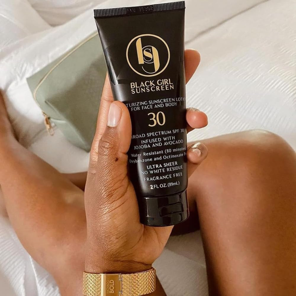 Black Girl Sunscreen Broad Spectrum SPF 30 – 59ml x 2 | No White Cast Sunscreen for Melanin-Rich Skin