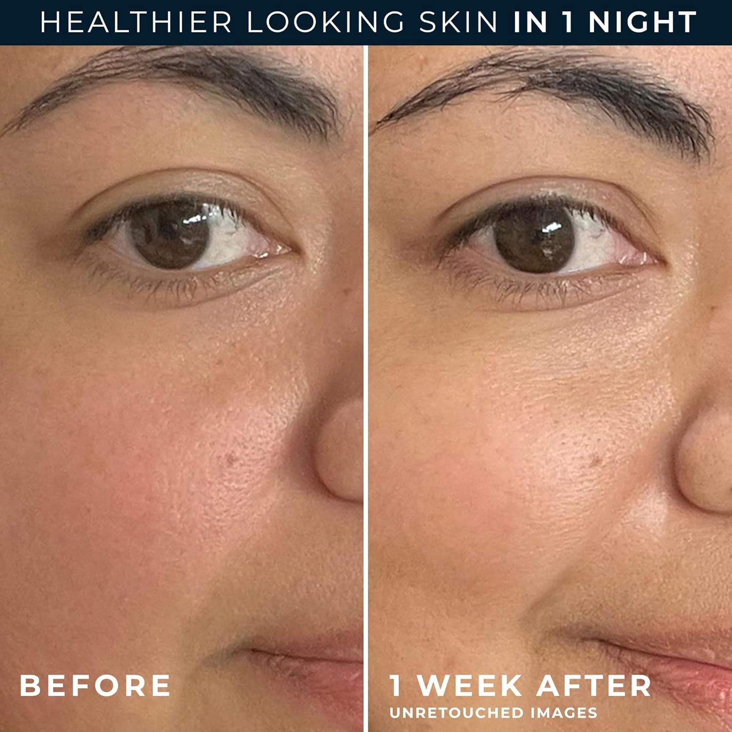 RoC Barrier Renew PM Moisturizer (74ml) with Retinol Correction Line Smoothing Eye Cream Packette (2ml)