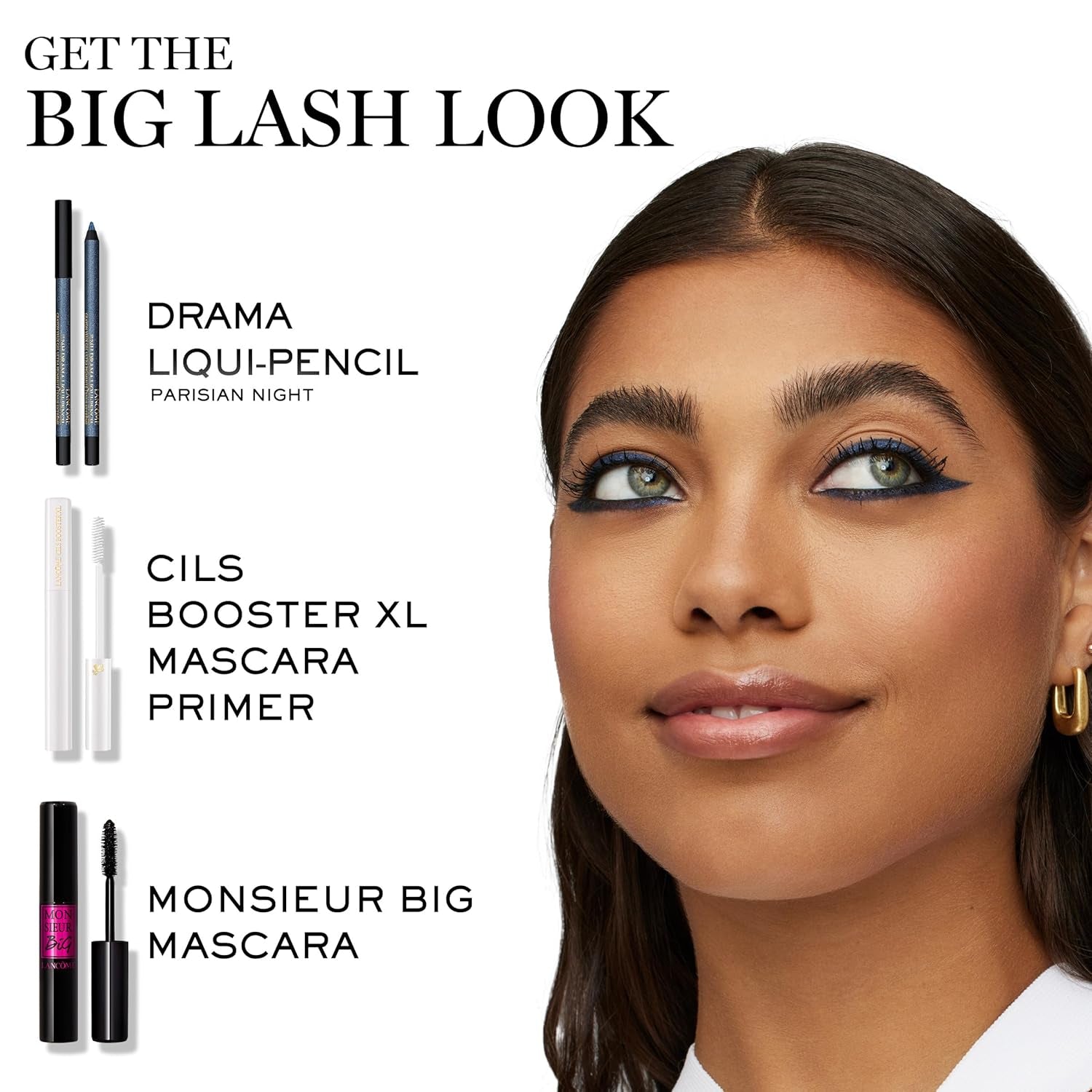 Monsieur Big Volumizing Mascara for up to 12X More Volume & 24H Wear - False Lash Effect - Black