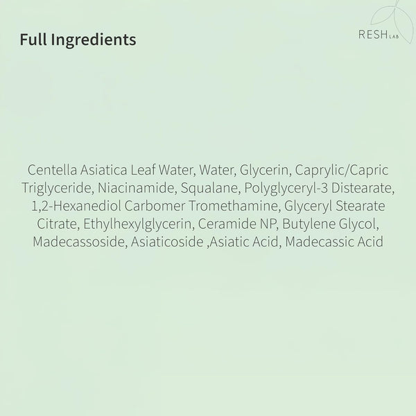 Korean Cica Repair Cream – Hydrating Face Moisturizer for Sensitive & Dry Skin | Redness Relief, Soothing Cream with Ceramide & Panthenol (Fragrance-Free, 50Ml)