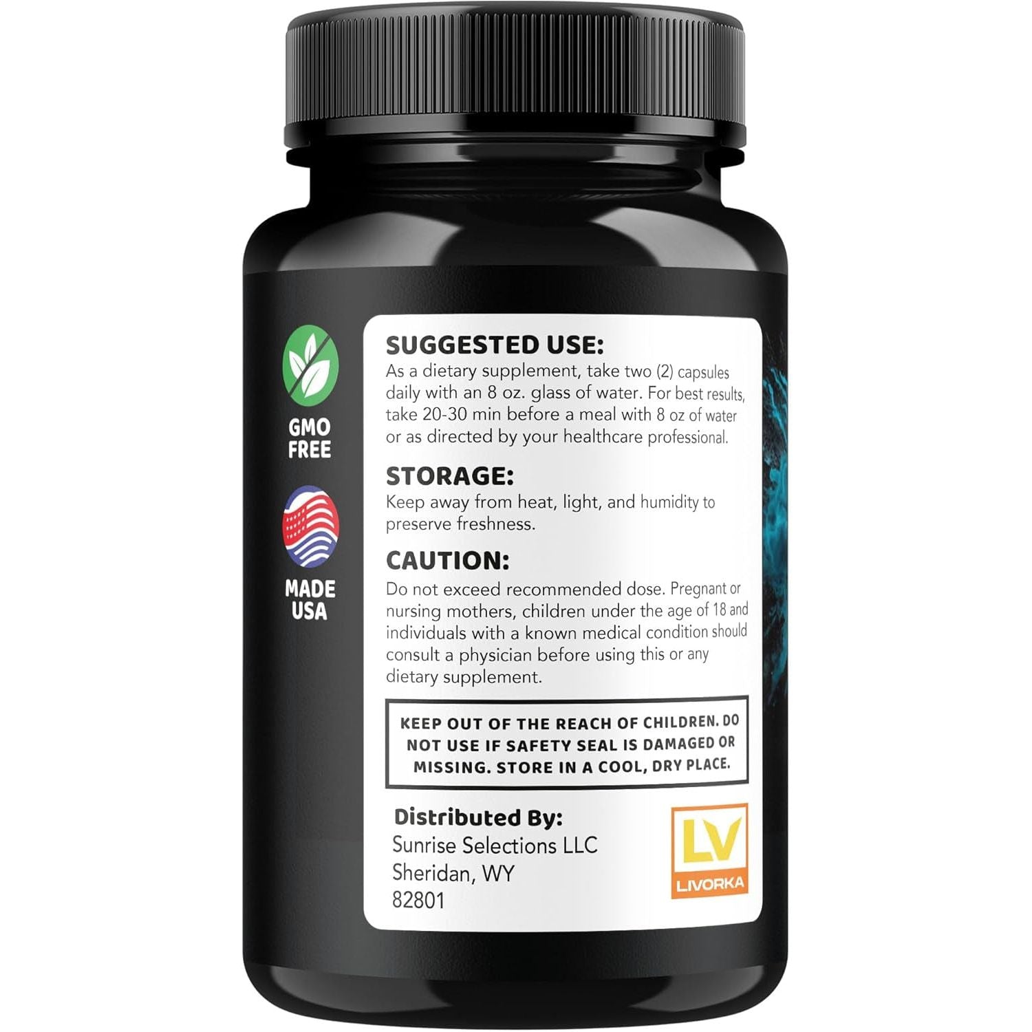LIVORKA IQ Blast Pro Capsules – 120 Capsules (2 Pack) | Advanced Nootropic for Focus, Memory & Mental Energy
