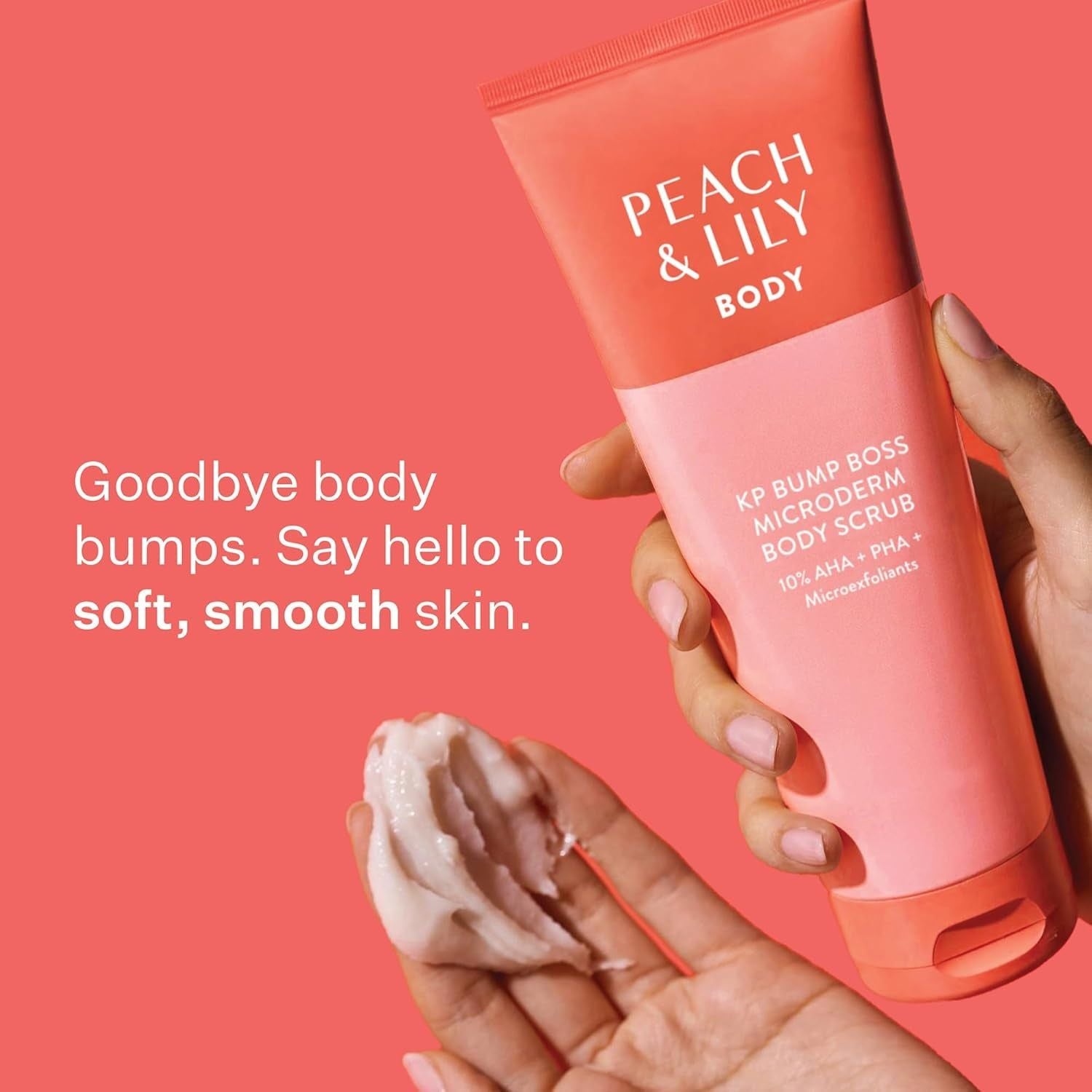 Peach & Lily KP Bump Boss Microderm Body Scrub – 240ml  | Smooth & Nourish
