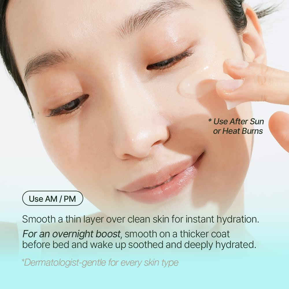 NDP Cica Cream - Gel Face Moisturizer for Sunburn Relief, Lightweight Korean Moisturizer for Sensitive Skin, Centella Asiatica, Hydrating, Calming, Soothing (1.7 Fl Oz / 50Ml)