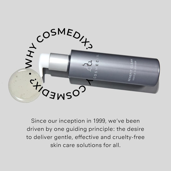 COSMEDIX Benefit Clean Gentle Cleanser – 150ml | Soothing Daily Cleanser for All Skin Types