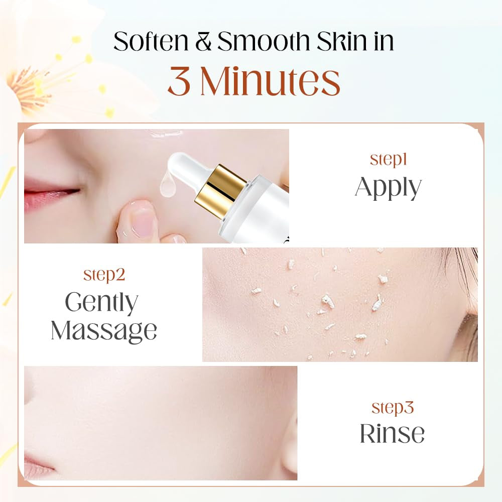 Oputemon Exfoliant Rice Ampoule Duo (Black & White) – 2 x 100ml | Gentle Exfoliation & Radiance Boost