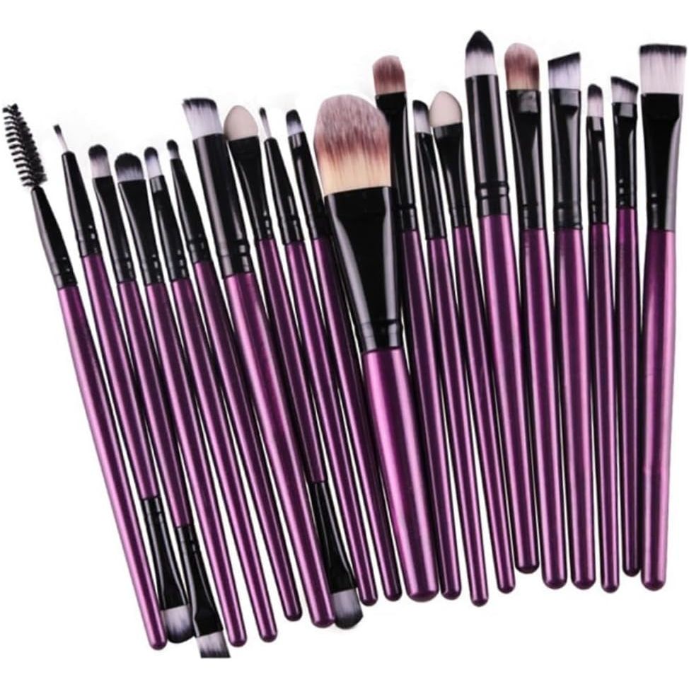 DOITOOL Professional Eye Makeup Brush Set -  20 pcs