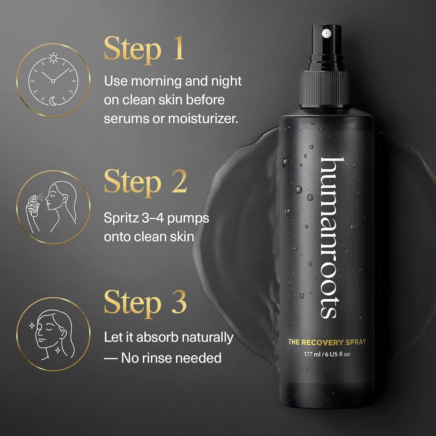 humanroots Hypochlorous Acid Spray, The Recovery Spray - 177ml