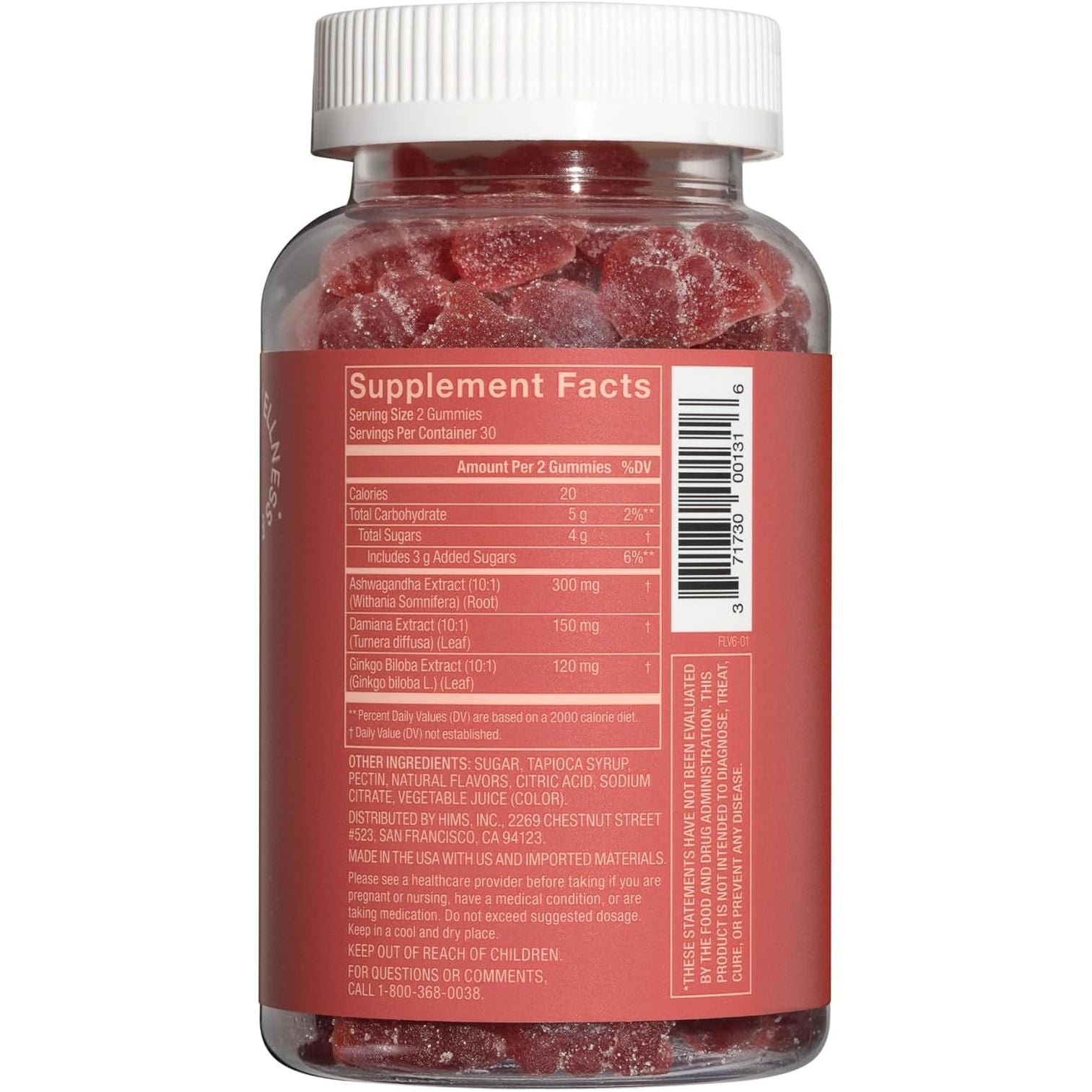 Hers Desire Libido Supplement Gummies – 60 Gummies | Supports Healthy Sex Drive & Sensation