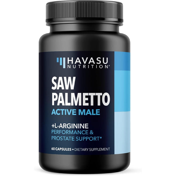 HAVASU NUTRITION Saw Palmetto Active Male – 60 Capsules | Prostate, Performance & Hair Support