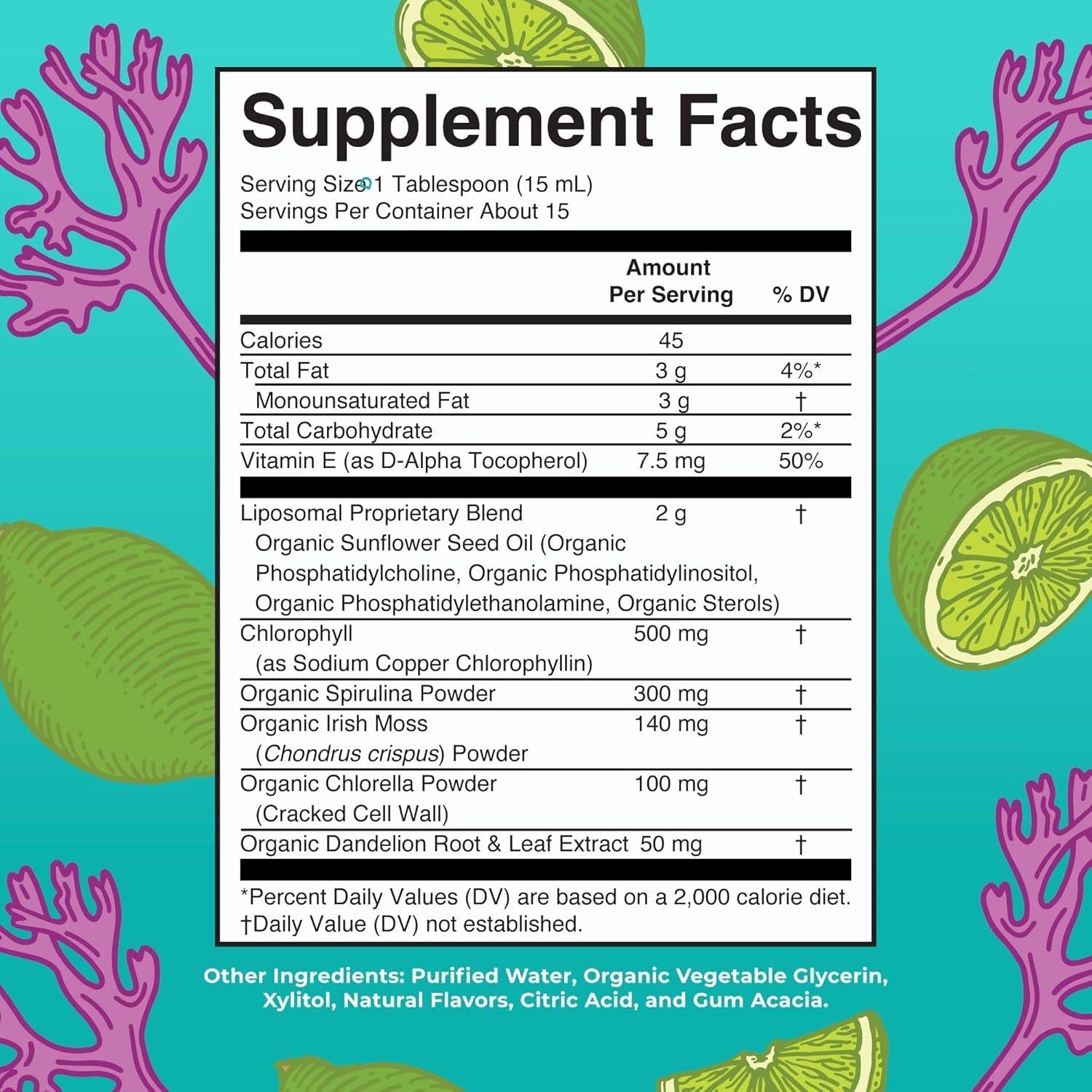 MaryRuth Organics Sea Moss with Spirulina & Chlorella – 225ml | Ultra-Absorbent Liquid Superfood